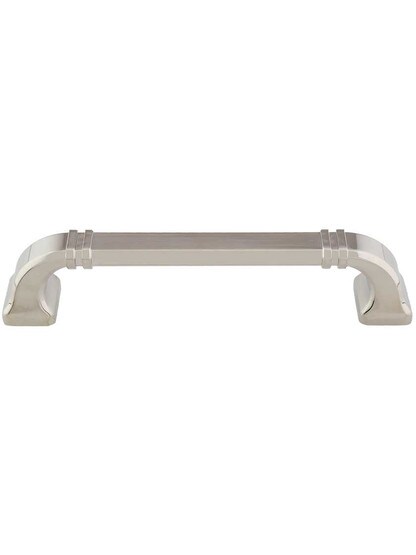 Ella Cabinet Pull - 5 inch Center-to-Center in Polished Nickel.